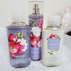 Freesia Bath & Body Works Set * Nwt